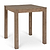 Porthallow Square Bar Table Natural