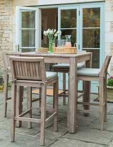 Porthallow Square Bar Table Natural