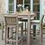 Porthallow Square Bar Table Natural