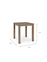 Porthallow Square Bar Table Natural
