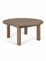 Porthallow Round Dining Table Large Natural