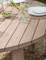 Porthallow Round Dining Table Large Natural