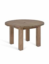Porthallow Round Dining Table Medium Natural
