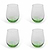Chilmark Tumbler Medium Set of 4 Green
