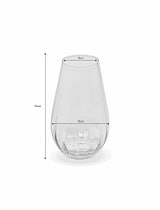 Marshfield Rounded Vase Tall Clear
