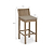 Porthallow Bar Stool Set of 2 Natural