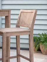 Porthallow Bar Stool Set of 2 Natural