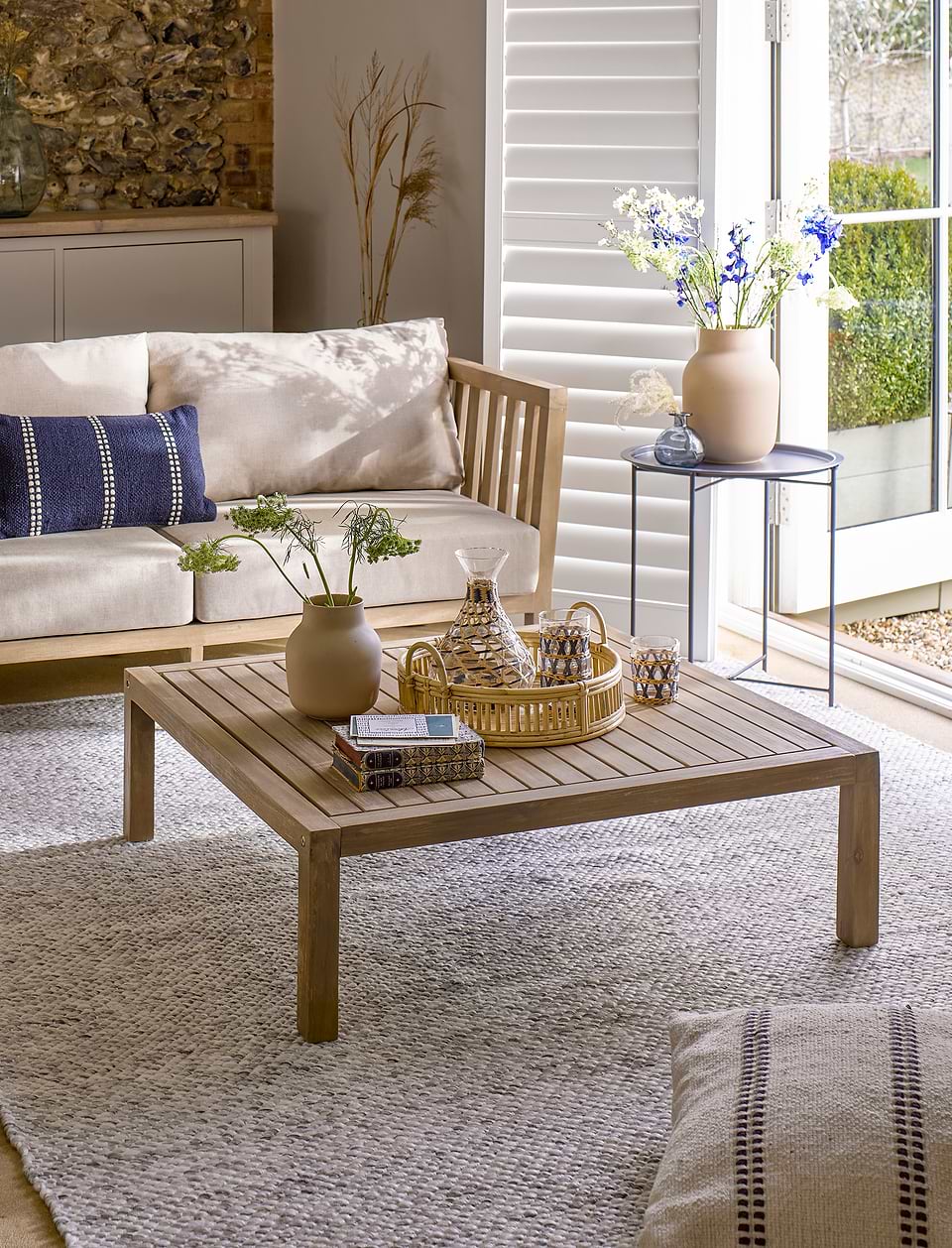 Porthallow Square Coffee Table Natural