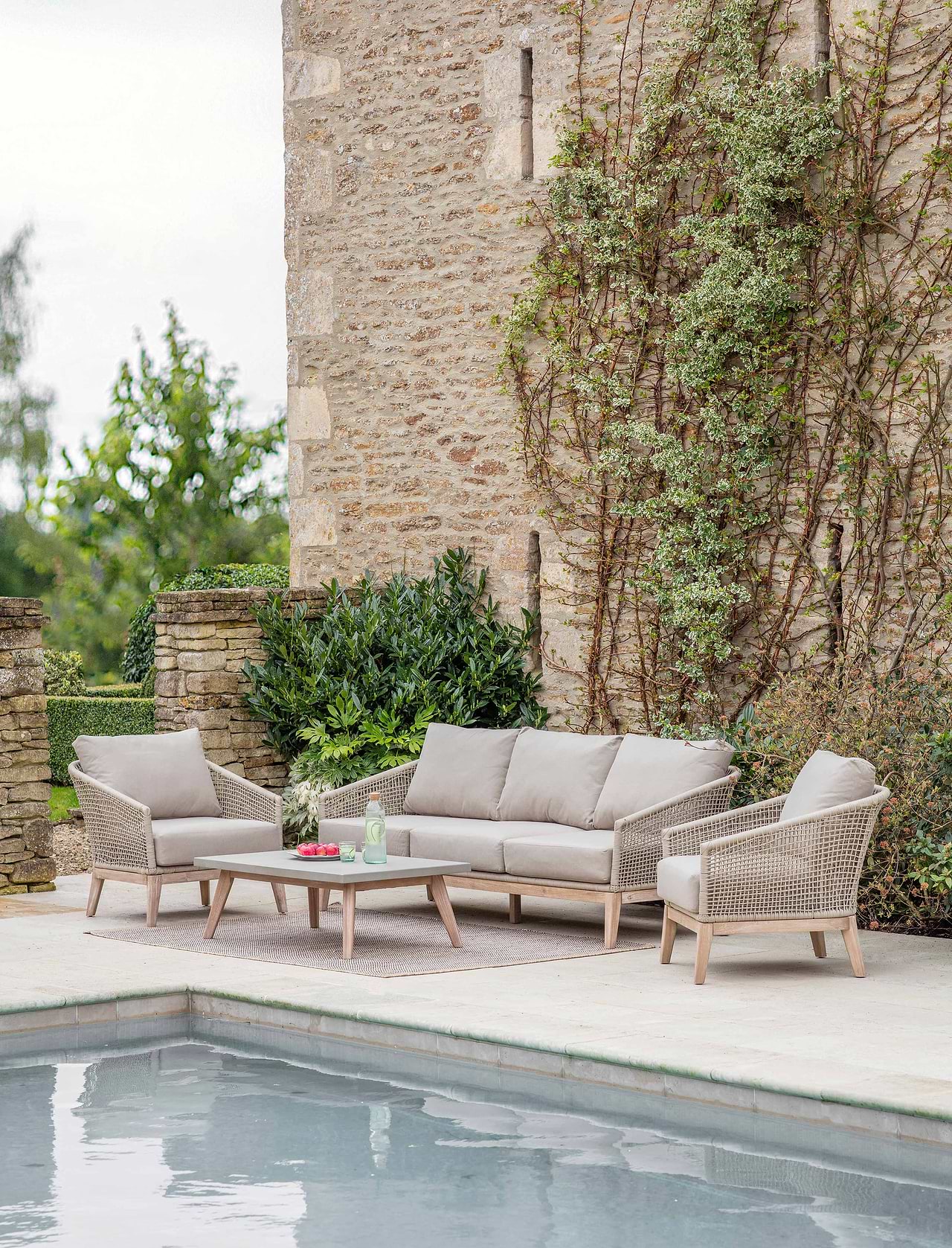 3 seater outdoor sofa set clearance