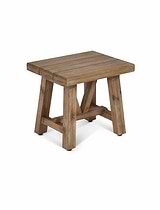 Chilford Solid Wood Stool Side Table