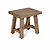 Chilford Solid Wood Stool Side Table