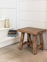 Chilford Solid Wood Stool Side Table