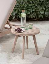 Porthallow Round Side Table Natural