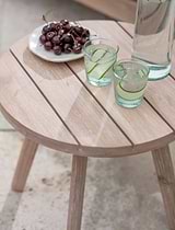 Porthallow Round Side Table Natural
