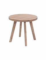 Porthallow Round Side Table Natural