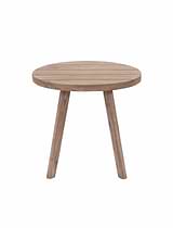 Porthallow Round Side Table Natural