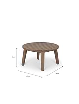 Durley Coffee Table Small Dark Natural