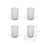 Northmoor Ribbed Tall Tumblers Set of 4 Glass