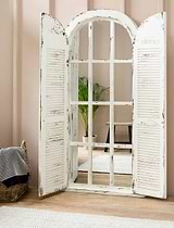 Minstead Mirror Antique White