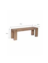 Chisbury Bench Small Natural