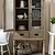 Topsham Glass Display Unit Natural