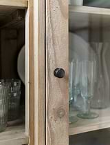 Topsham Glass Display Unit Natural