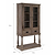 Topsham Glass Display Unit Natural