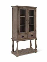 Topsham Glass Display Unit Natural