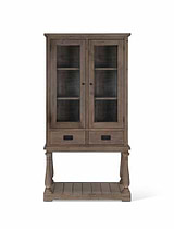 Topsham Glass Display Unit Natural