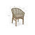 Lynton Dining Chairs with Arms Set of 2 Grey