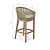 Lynton Bar Stool Set of 2 Grey