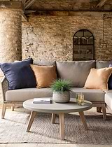 Lynton Round Coffee Table Grey