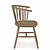 Landrake Curved Back Dining Chair Set of 2 Natural