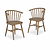 Landrake Curved Back Dining Chair Set of 2 Natural