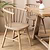 Landrake Curved Back Dining Chair Set of 2 Natural