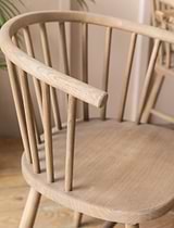 Landrake Curved Back Dining Chair Set of 2 Natural