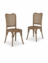 Fairlight Rattan Dining Chair Set of 2 Natural