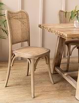 Fairlight Rattan Dining Chair Set of 2 Natural