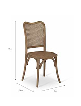 Fairlight Rattan Dining Chair Set of 2 Natural