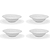 Overton Bowl Set of 4 White