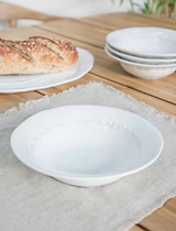 Overton Bowl Set of 4 White