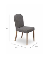 Knightcote Dining Chair Set of 2 Grey