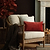Templecombe Rattan Armchair Oatmeal