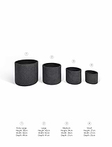 Holbeton Round Planters Set of 4 Grey