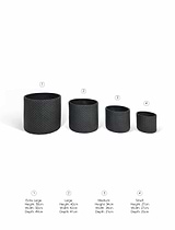 Holbeton Round Planters Set of 4 Antique Green