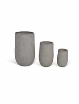 Bramdean Tall Planters Set of 3 Brown