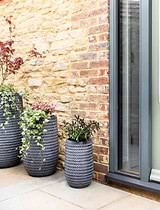 Bramdean Tall Planters Set of 3 Grey