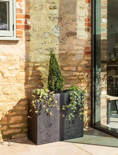 Bardwell Rectangular Planter 74 cm Black