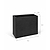 Bardwell Rectangular Planter 74 cm Black