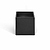 Bardwell Square Planter 30 cm Black